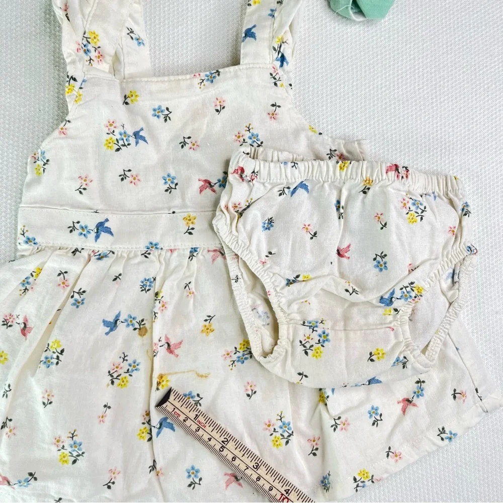 Baby Girl Lot 3M-12M 💖 Outfits Pajamas Summer Shorts Nike Floral Infant - Picture 13 of 13